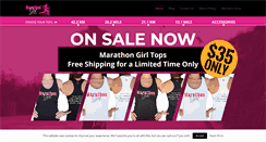 Desktop Screenshot of marathongirlshop.com