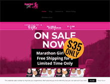 Tablet Screenshot of marathongirlshop.com